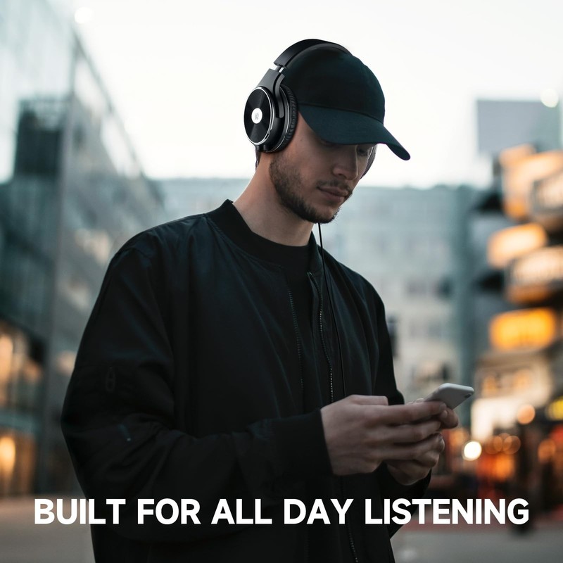 Wired Headphones - Over Ear Headphones with Noise Isolation Dual Jack Profess... gallery