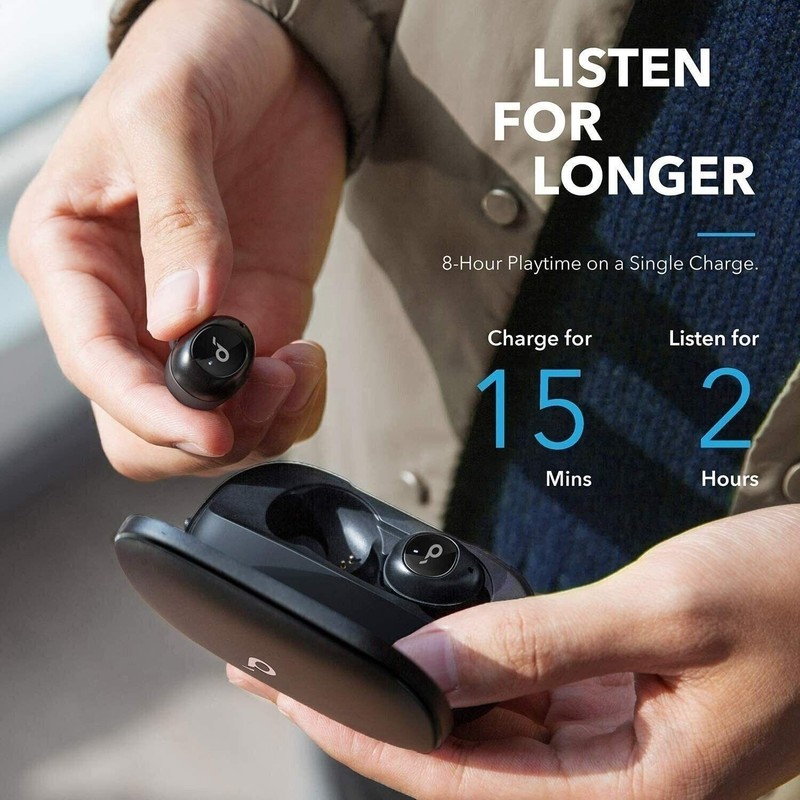 Soundcore Liberty True Wireless Earbuds, 100 Hour Playtime, Stereo Handsfree gallery