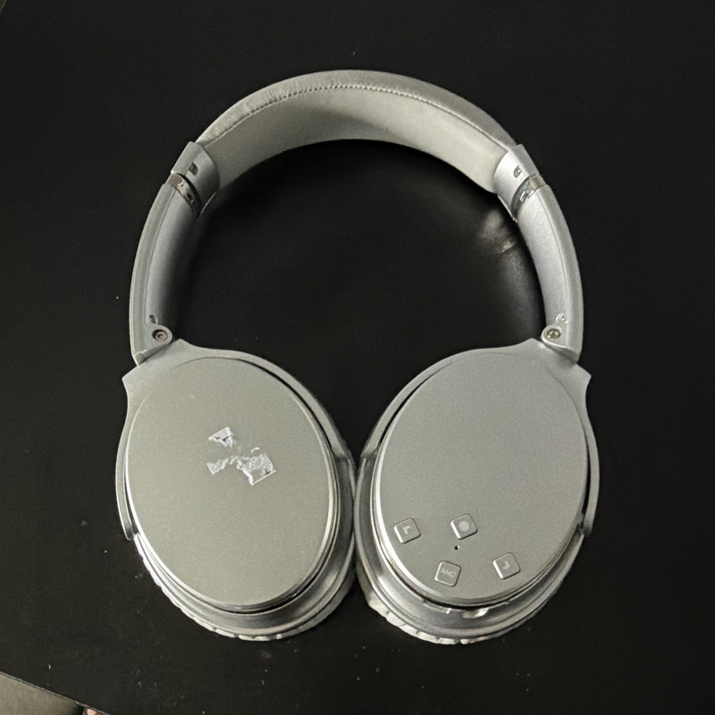 SODO Skullcandy Aviator On-Ear Bluetooth Headband Headphones Silver/Gray