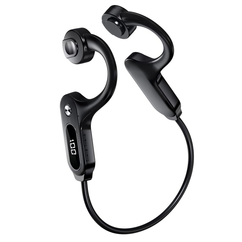 1 x Bluetooth headset Lightweight Exercise 300mah LED Digital Screen 30 Days New gallery