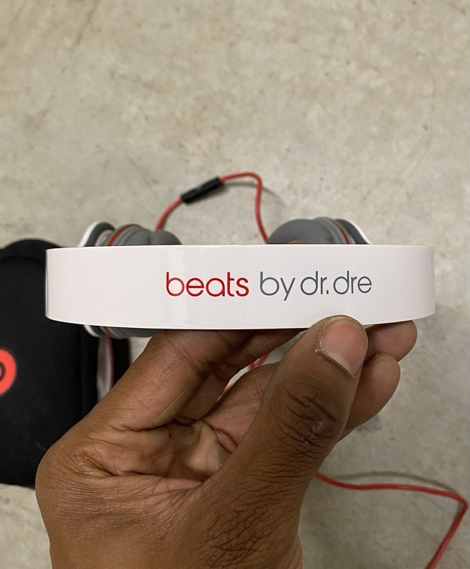 Beats by Dr. Dre- Beats Solo HD Wired Headphones-White/Red gallery