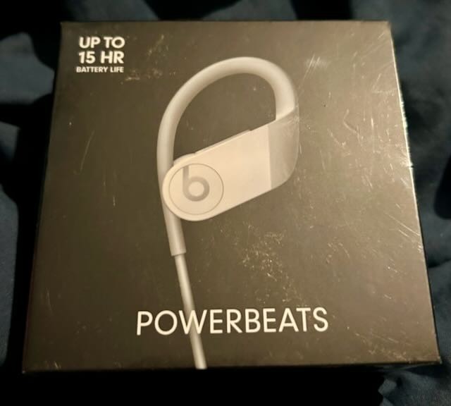 Beats Powerbeats High-Performance Wireless Earphones White MWNW2LL/A new