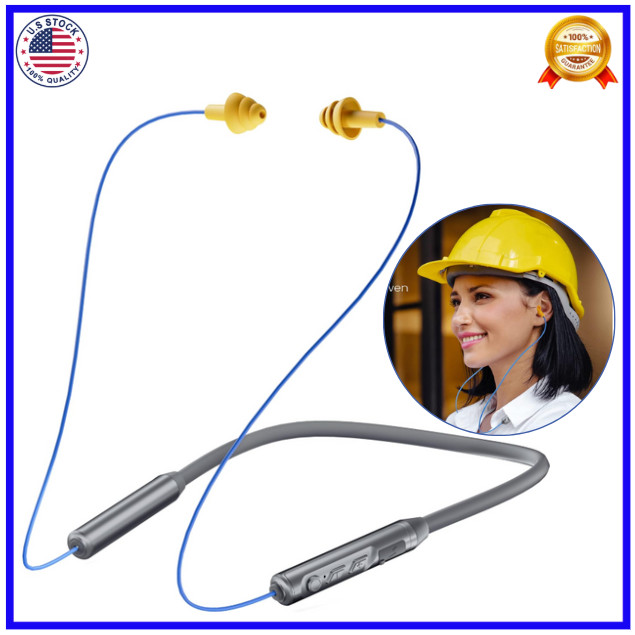 Bluetooth earplug headphones Mipeace neckband wireless earbuds earplugs-29db