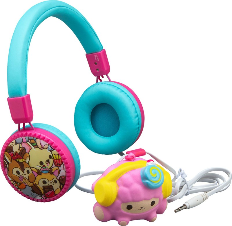 NEW eKids Smooshy Mushy LOLLI LAMB Fashion Over-the-Ear Kids 3.5mm Headphones