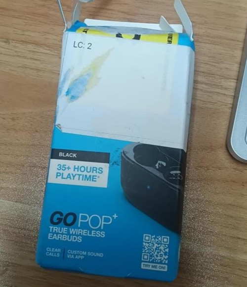 jbl GO pOP + TRUE WIRELESS EARBUDS.
