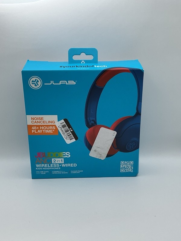 JLab JBuddies ANC Kids Headphones Wireless Wired 48H Noise Canceling
