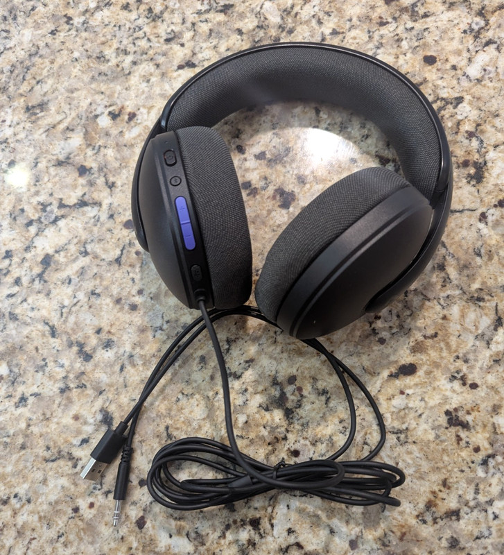 Logitech Over the Ear Gaming Headphones Wired G325 Charcoal with Purple Trim