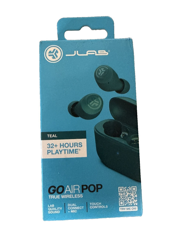 JLab – GO Air POP True Wireless In-Ear Headphones – Teal