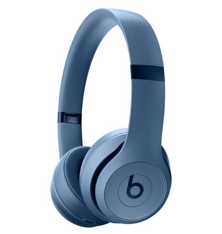 Beats – Solo 4 True Wireless On-Ear Headphones – Slate Blue