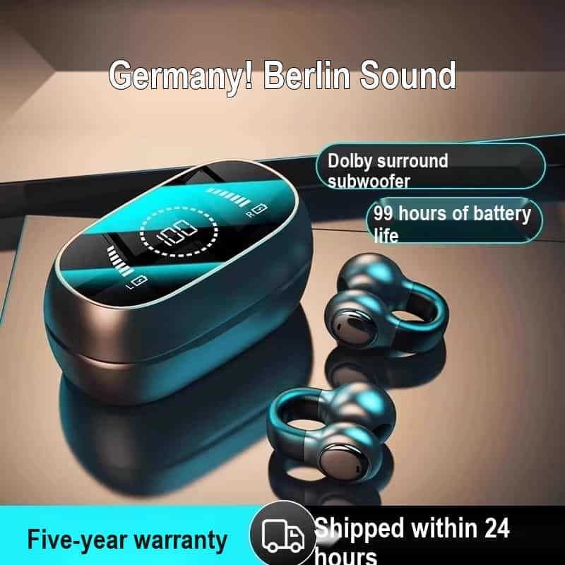Bluetooth Headphones Bone Conduction Noise Cancelling 5.0 8 IPX4