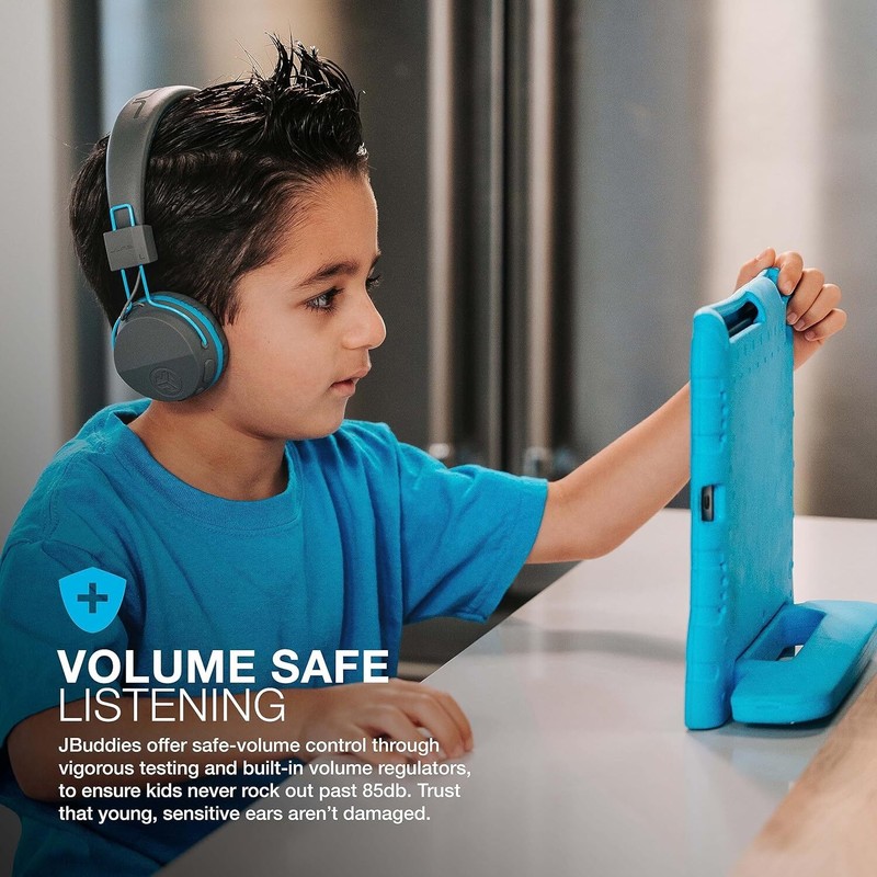 JLab JBuddies Studio Wireless & Wired Kids Bluetooth Headphones, Volume Limiter gallery