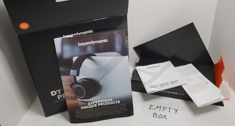 EMPTY Box for Beyerdynamic DT 990 PRO NO HEADPHONES just Packaging