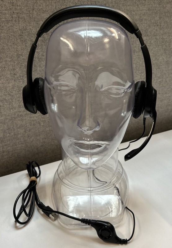 Logitech Logi H390 ClearChat Comfort USB Headset 3 ft cord 112724B