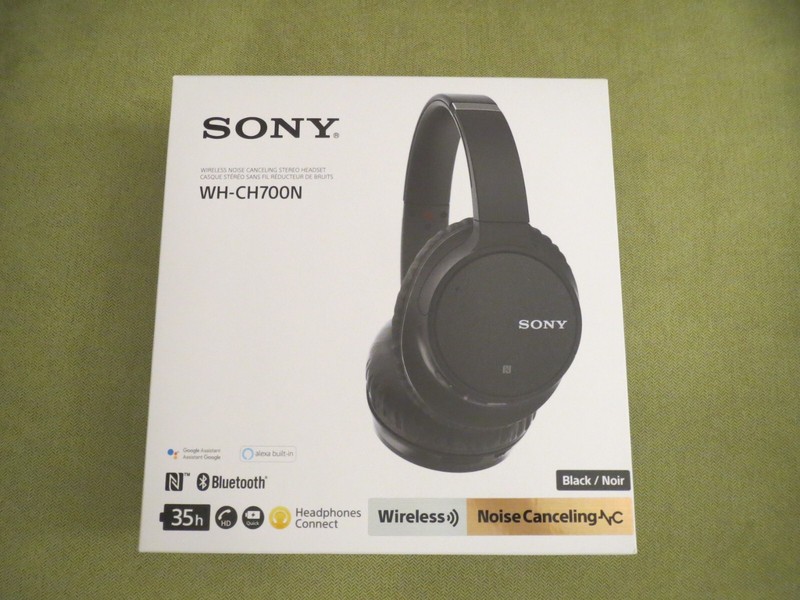 Sony WH-CH700N Over the Ear Headphone, Black, EMPTY BOX ONLY