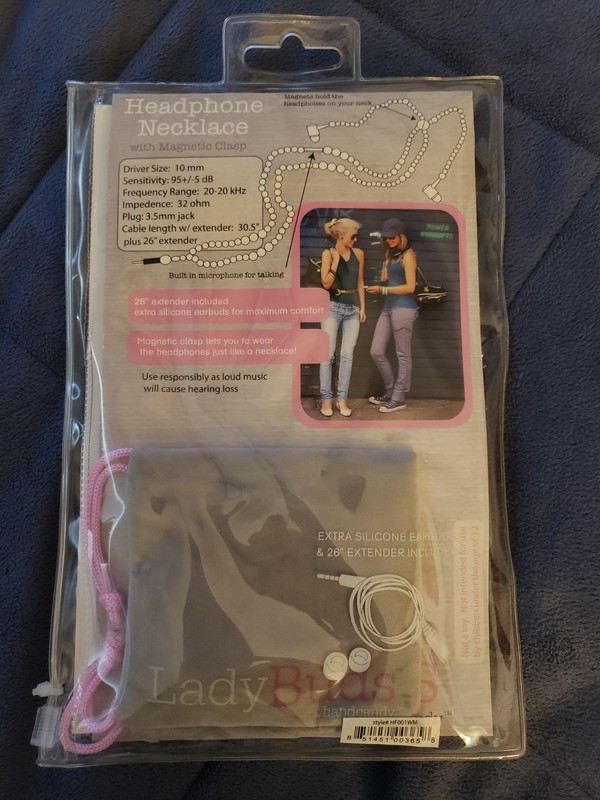 HANDCANDY - Ibiza Lady Buds Earbud Headphones - White/Pink/Blue/Purple gallery