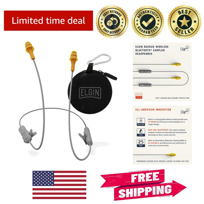 Advanced Bluetooth 5.3 Earplug Headphones with 12-Hour Life & Noise Cancellation