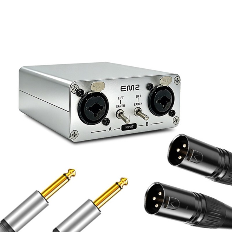 3Pin 6.35MM Mixer Sound Isolator Sound Noise Mixer Microphone Common gallery
