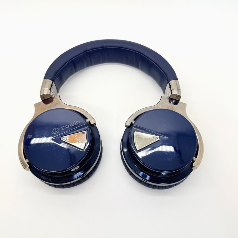 Cowin E7 Active Noise Cancelling Bluetooth Headphones Navy Blue Over Ear