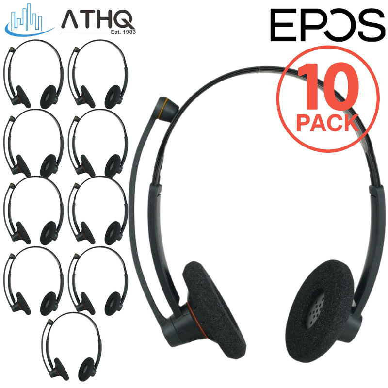PACK OF 10 EPOS Sennheiser Impact SC 60 USB ML Stereo Binaural Headset MS Teams