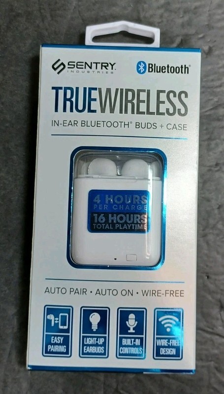 Earbuds Sentry Bt969wh True Wireless Bluetooth White