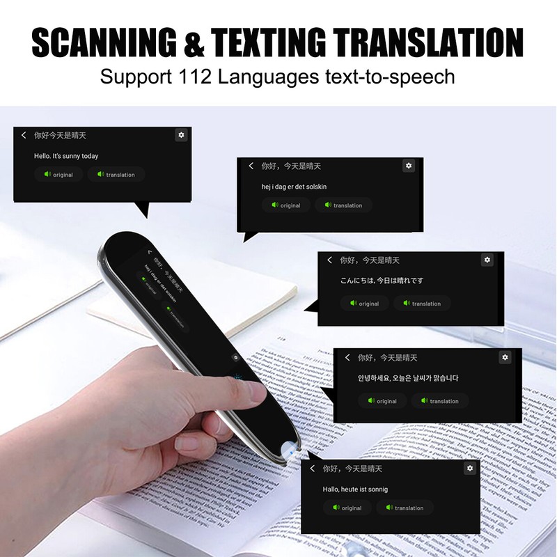 NEW Smart Scan Translation Pen Text Reading Pen,116 Language Translator Device* gallery