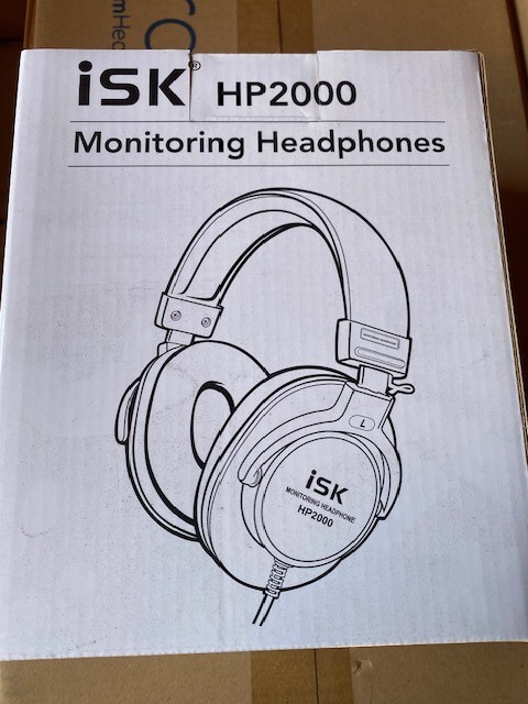 iSK HP2000 Monitoring Headphones – BLACK (NEW)