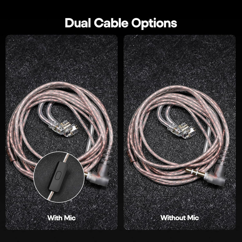 KZ ZSN Pro Dual Driver 1BA+1DD Hybrid Metal Earphones Hifi In-Ear Monitor with D gallery