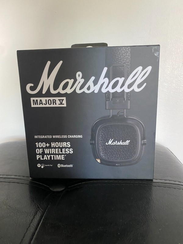 Marshall – Major V Wireless On-Ear Bluetooth Headphones (Black)