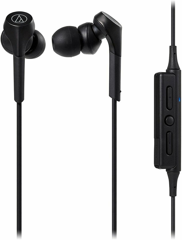 Audio-Technica ATH-CKS550XBTBK Solid Bass Bluetooth Wireless In-Ear Headphones gallery