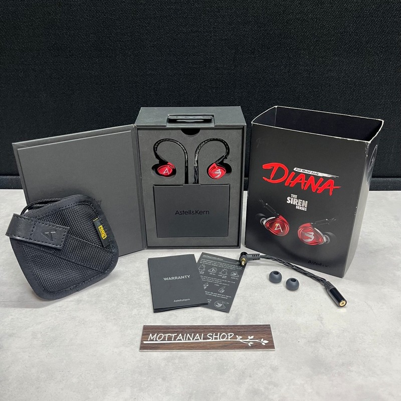 Astell and Kern IEM-JH Diana 3BA 3Way In Ear Monitor IEM Gunmetal w/Box Tested!!