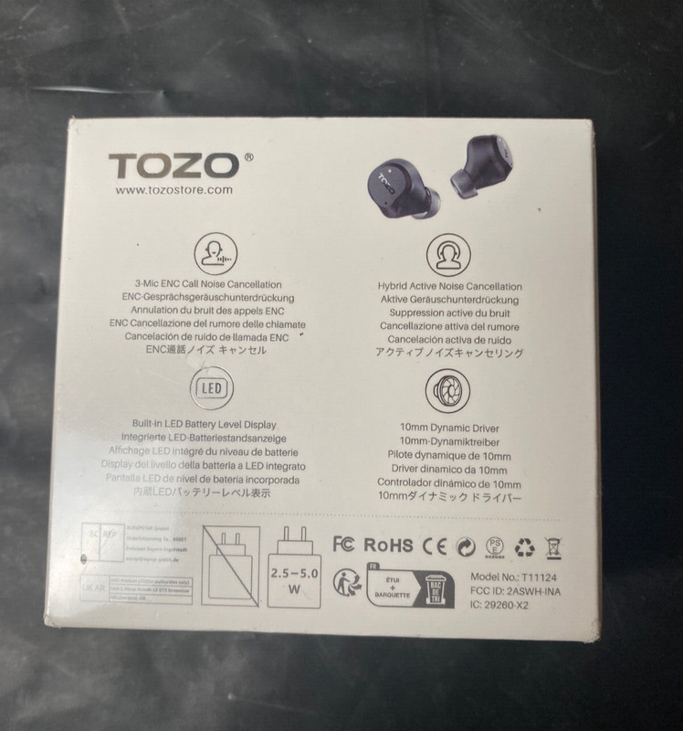TOZO NC9 W/ DIgital Display 2024 APP SUPPORT Wireless Earbuds gallery