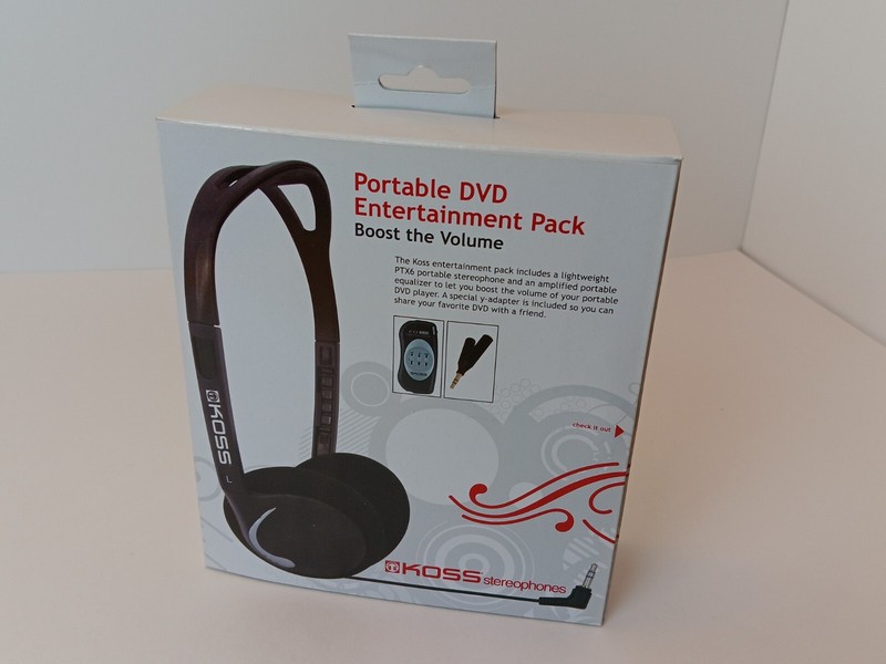 Koss Stereophones Portable DVD Entertainment Pack with EQ50 3 Band Equalizer