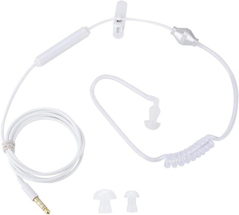 Compact 3.5mm Acoustic Hollow Air Tube Earbuds - Perfect for Sports & Exercise gallery