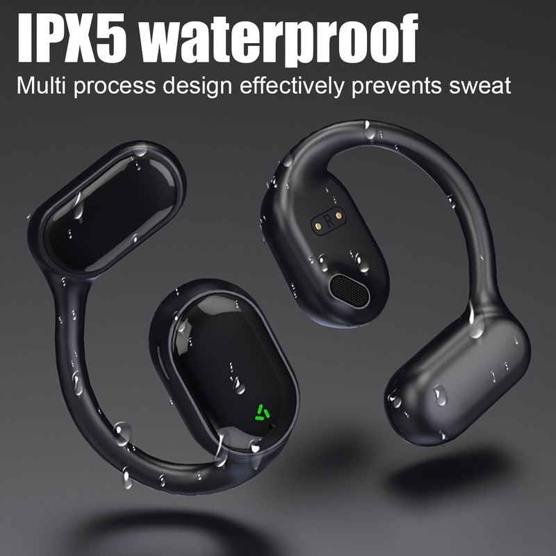 Bone Conduction Headphones Bluetooth 5.3 Wireless Headset Outdoor Sport Earbuds gallery