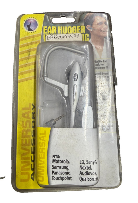Universal Accessory Ear Hugger W/Boom Mic By Wireless Wizard * SEE