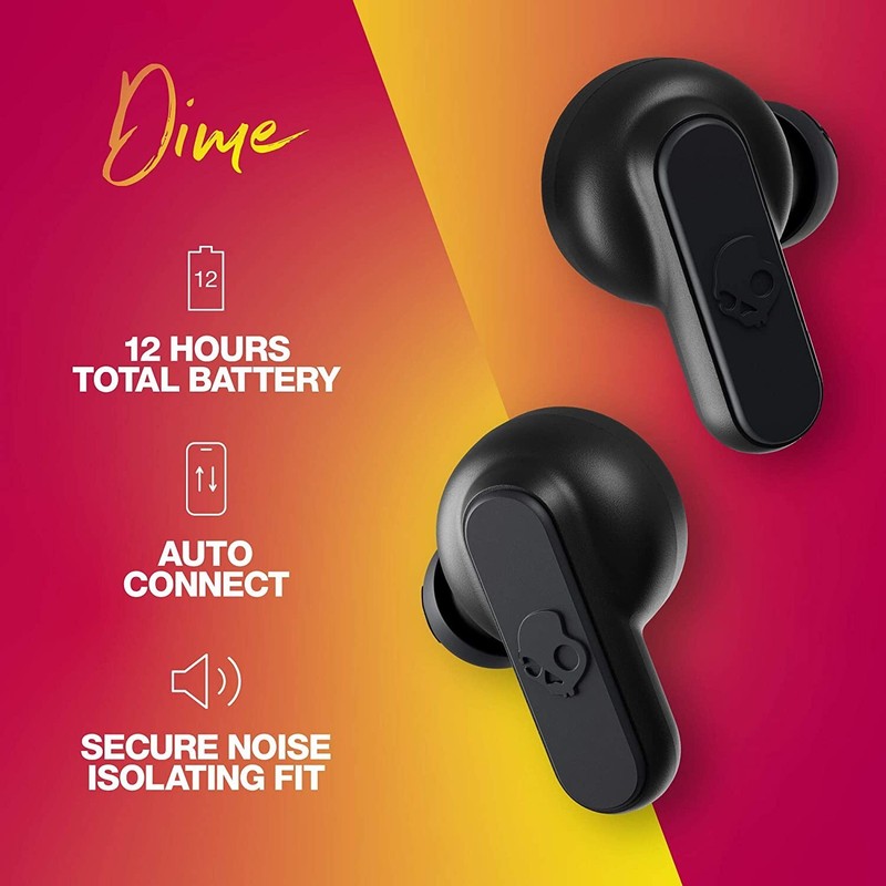 Brand New Skullcandy Dime True Wireless In-Ear Earbud - True Black (S2DMW-P740) gallery