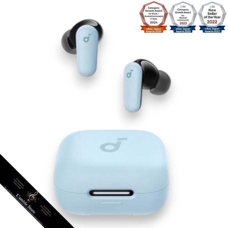 Anker Soundcore P30i Blue Noise Canceling Earbuds Bluetooth 5.4 Wireless JP New