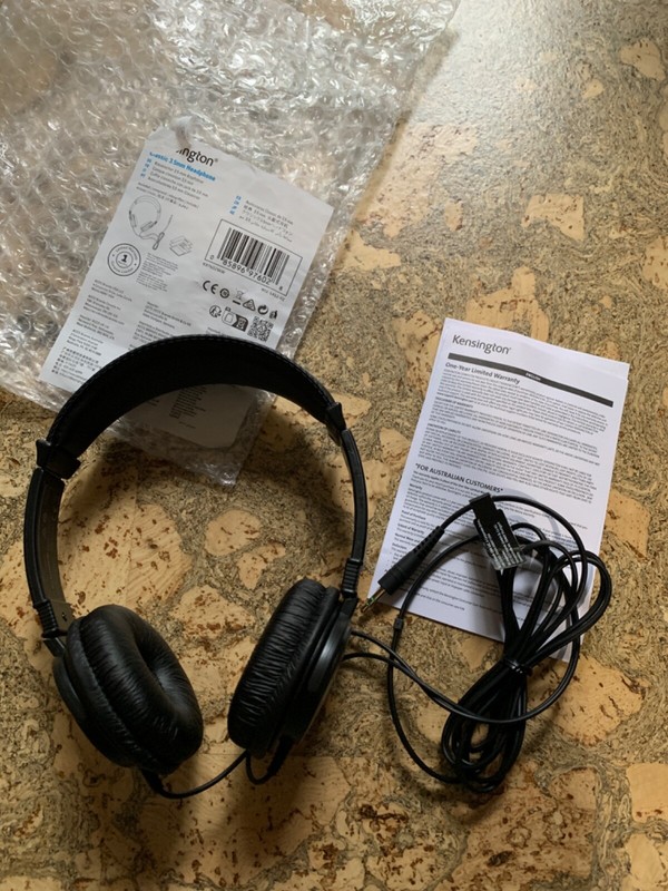 NEW Kensington Classic 3.5mm Wired Headphone (K97602WW)