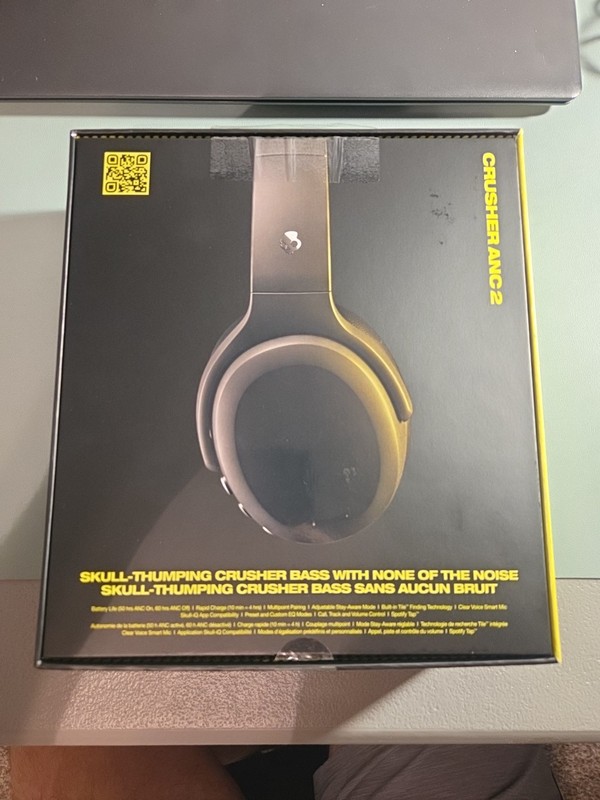 Skullcandy Crusher ANC 2 Wireless Headphones Black – Open Box/ Lightly Used