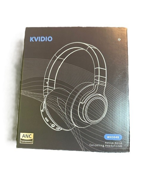 KVIDIO Wired, Bluetooth Headphones Noise Cancelling ANC Transparent WH304B
