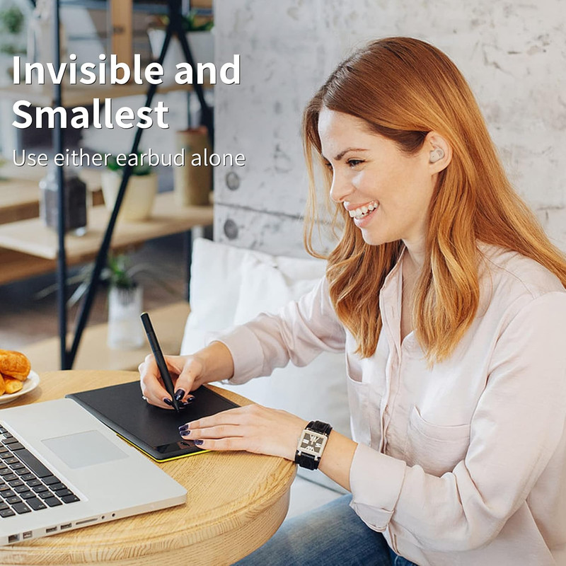 Smallest Invisible Sleep Earbuds Comfortable Noise Blocking Wireless Headphones gallery