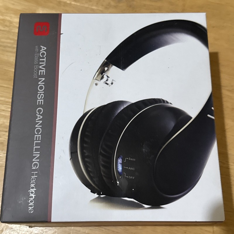 Monoprice SonicSolace Active Noise Cancelling Bluetooth Wireless Headphones