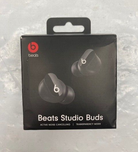 Beats Studio Buds MJ4X3LL/A, Black, Wireless, Noise-Cancelling- NEW- BOX DAMAGE