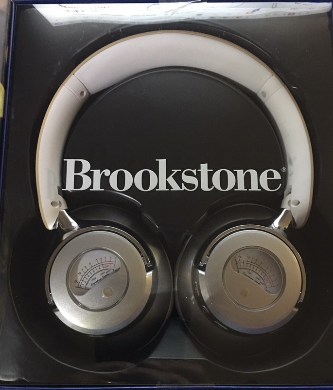 Brookstone Acoustic Pro Wireless Volt Metered Headphones 35 Hours Bluetooth gallery