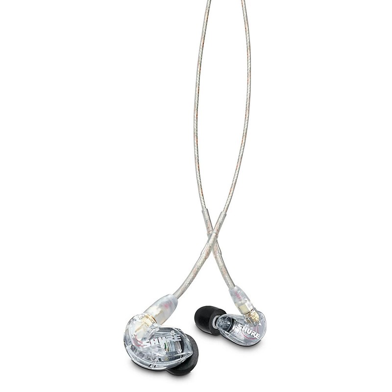 Shure SE215 Dynamic Microdriver Earphones Clear