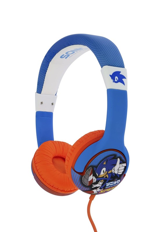 OTL Technologies SH0911 Kids Wired Headphones – Sonic The Hedgehog Kids Blue