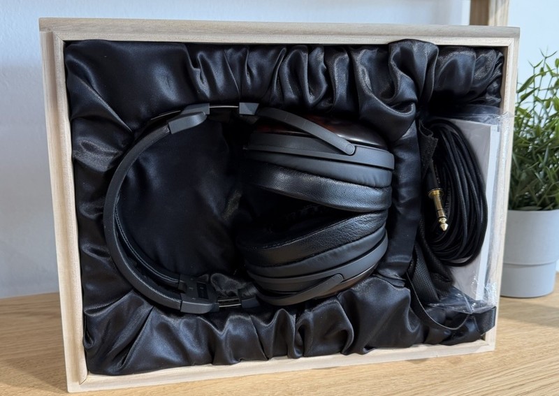 Audio-Technica ATH-AWKT Over-Ear Headphones with Kokutan (Striped Ebony) gallery