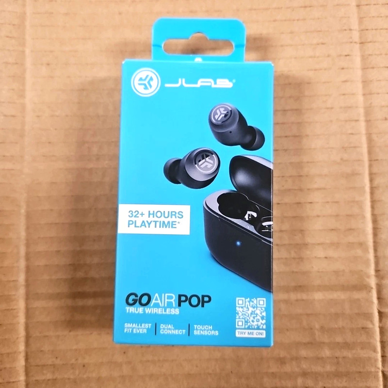 JLab Go POP True Wireless Bluetooth Earbuds, In-Ear Headphones