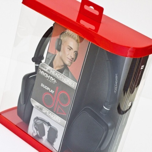 3Eighty5 (385) Audio DuoPlay Over-the-Ear Headphones & Speakers Black New gallery