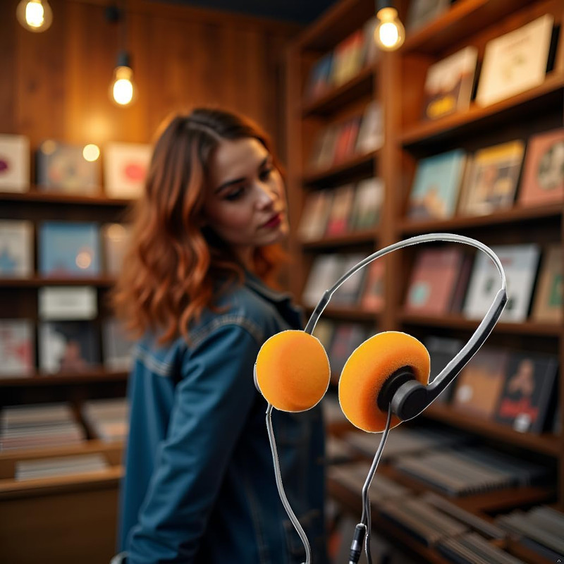 Retro Over-Ear Headphone,Vintage Feelings Underwire Headphones,Retro Lightweight gallery